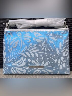 NWT Brahmin LORELEI in  BELLBOTTOM BLUE LUCENT Shoulder Bag